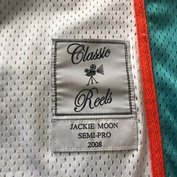 Flint Tropics Jackie Moon Jersey Size L - Will Ferrel’s Character in “Semi-Pro” - Picture 2 of 4